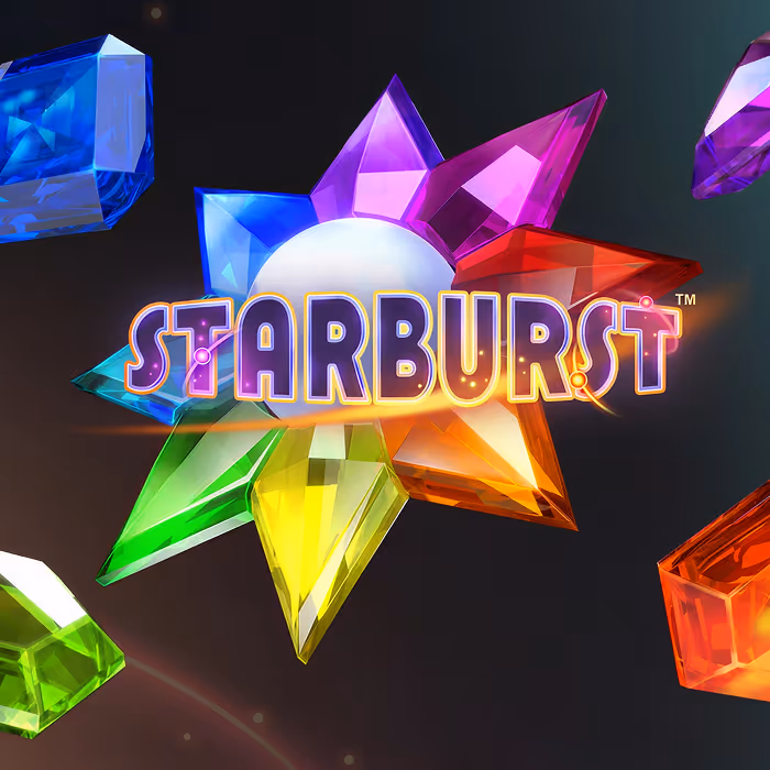 Starburst slot with cosmic gem explosions